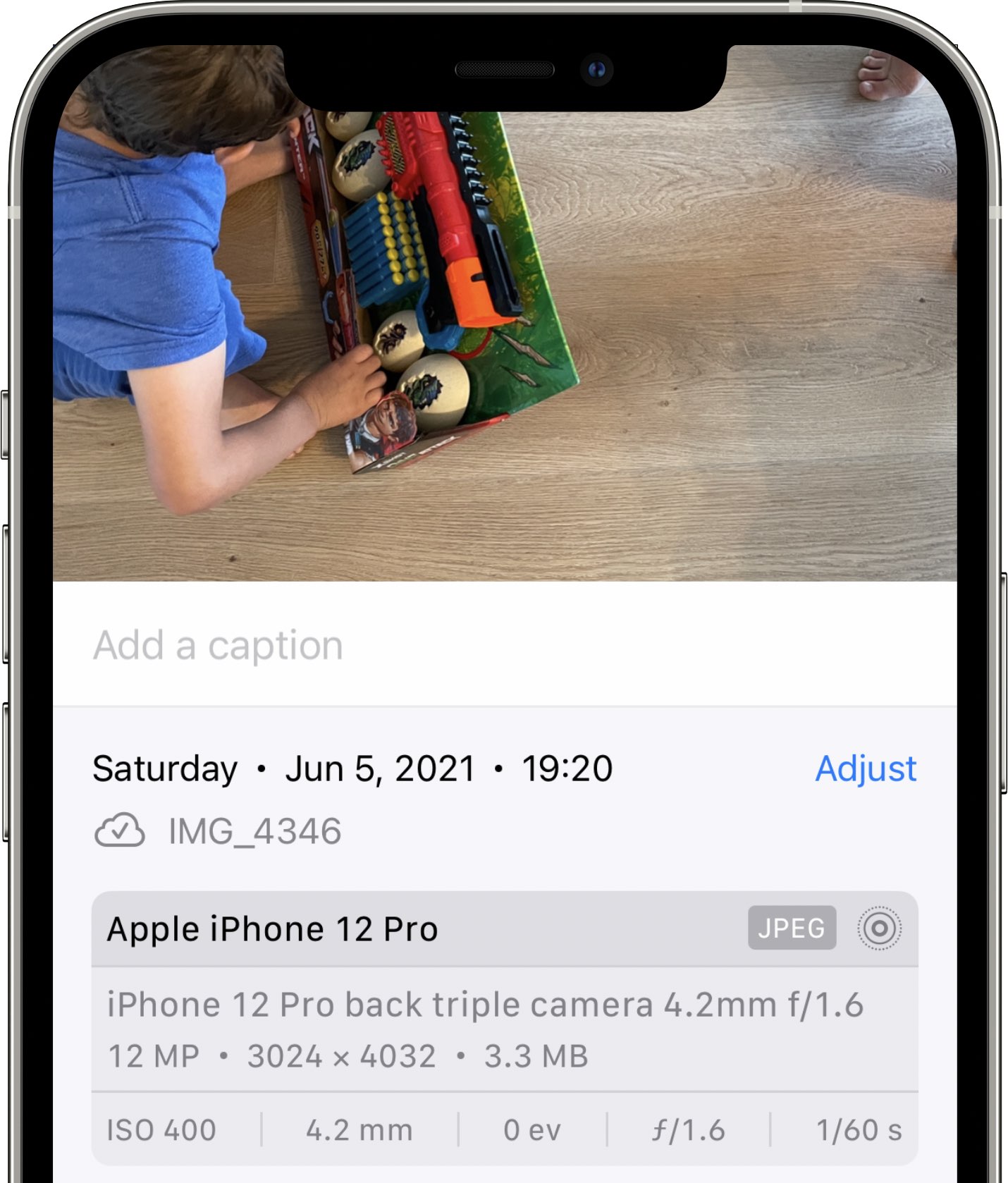 how to download photos from iphone to mac retain date taken